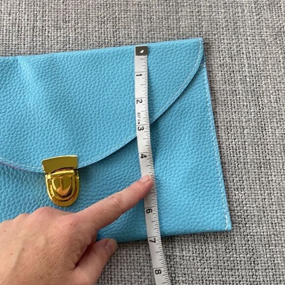 Faux Leather Envelope Clutch Purse‎ - Picture 3 of 9